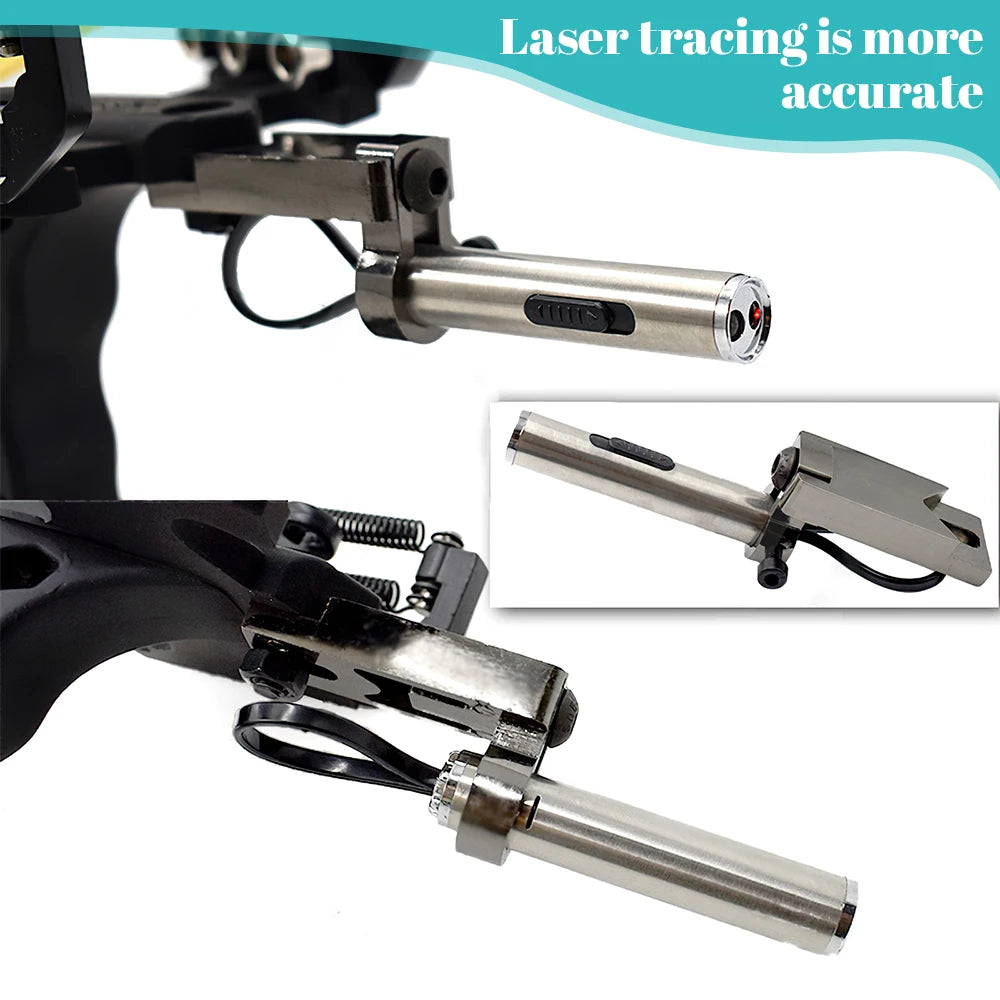 Professional Slingshot Metal Laser Catapult Outdoor Shooting Sports High Duty Powerful Sling Shot Arrow Rest