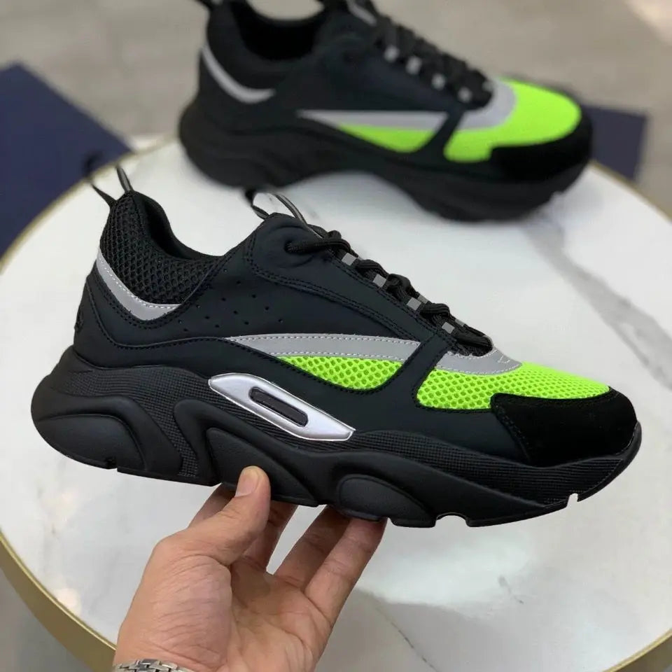Original Men Running Shoes Women Road B22 Casual Jogging Sneakers Cushioned Stretch Thick-Soled
