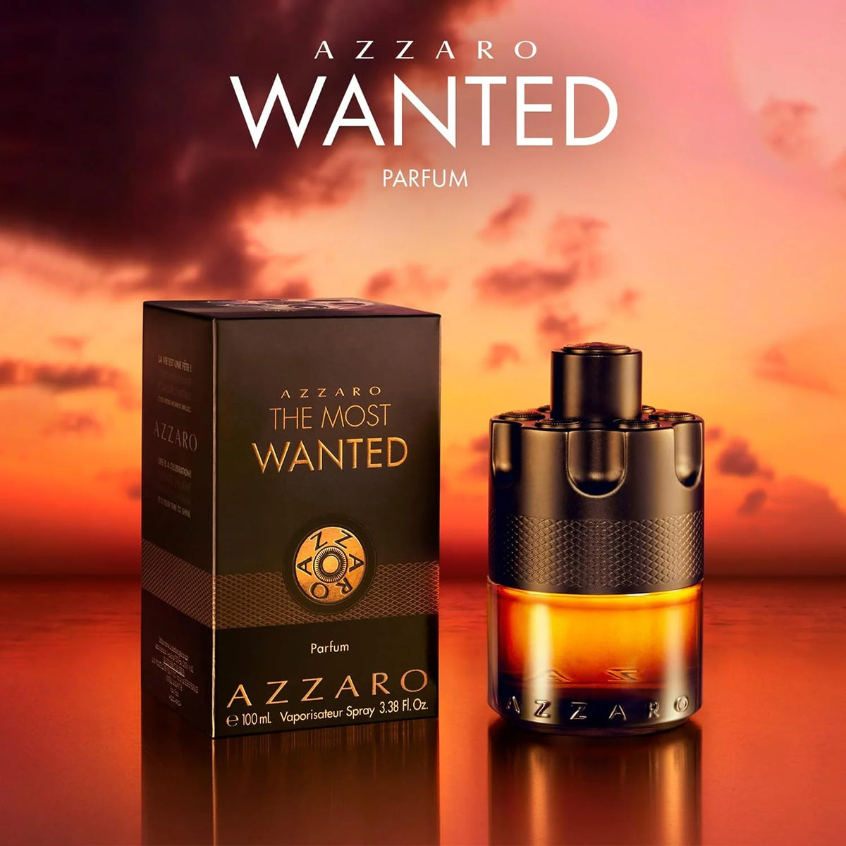 Azzaro The Most Wanted Parfum - Spicy Woody Cologne 100ml Fragrance with Ginger, Woody Notes & Bourbon Vanilla