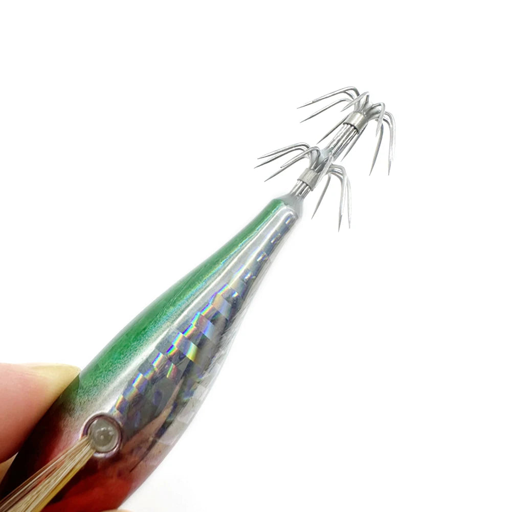 Luminous Fishing Bait Octopus Cuttlefish Fishing Bait Squid Hook Lure Hook Fishing Tackles Squid Jig Baits