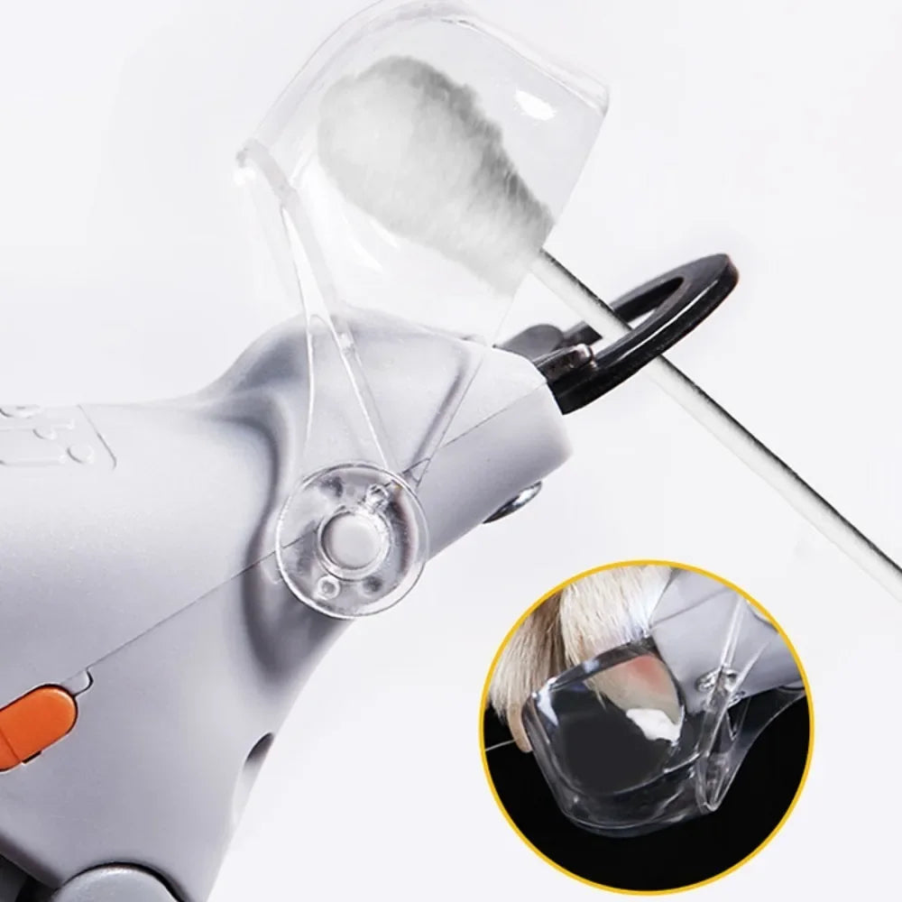 Professional Pet Metal Nail Clipper Scissors with LED Light Cat Dog Nail Clipper Tool