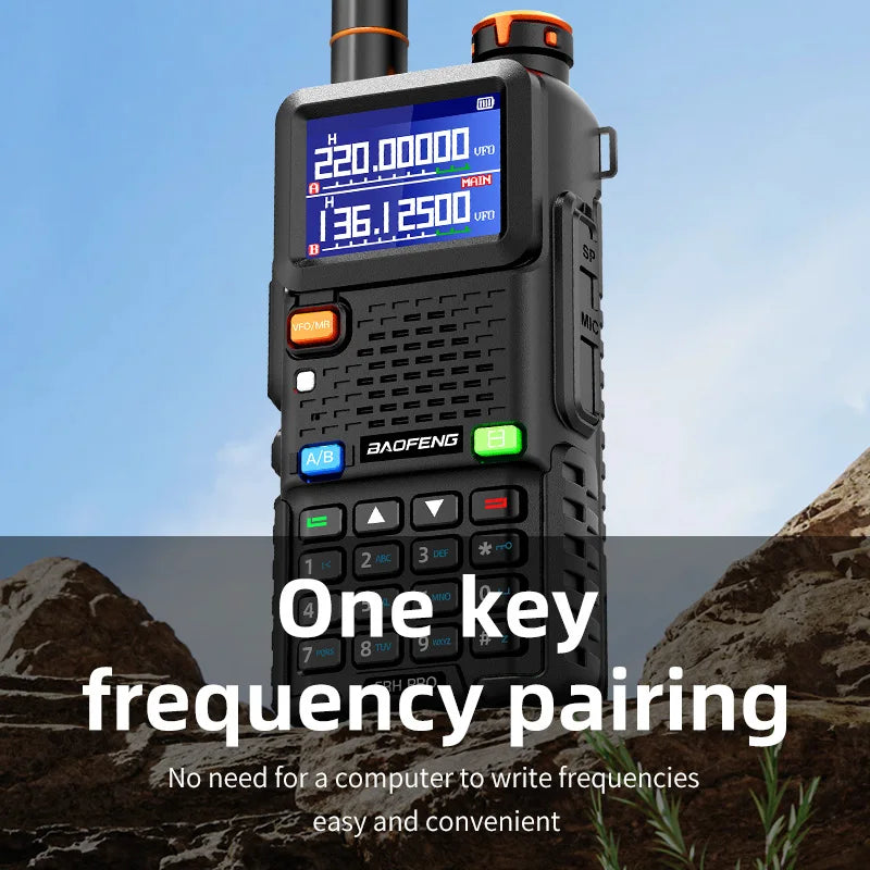 Handheld Radio Multi-Band USB-C Charging