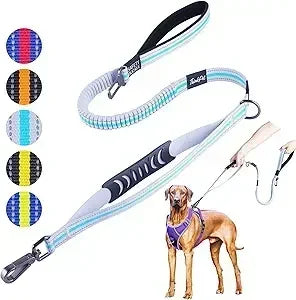 NEW Dog Leashes –Traffic Control Double H&le Leash, 2 H&les Leash Comfortable Padded