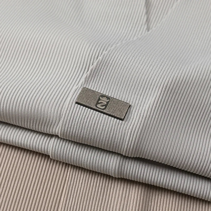 2025 New Men's Casual and Solid Color Short Sleeved Polo Shirt Comfortable