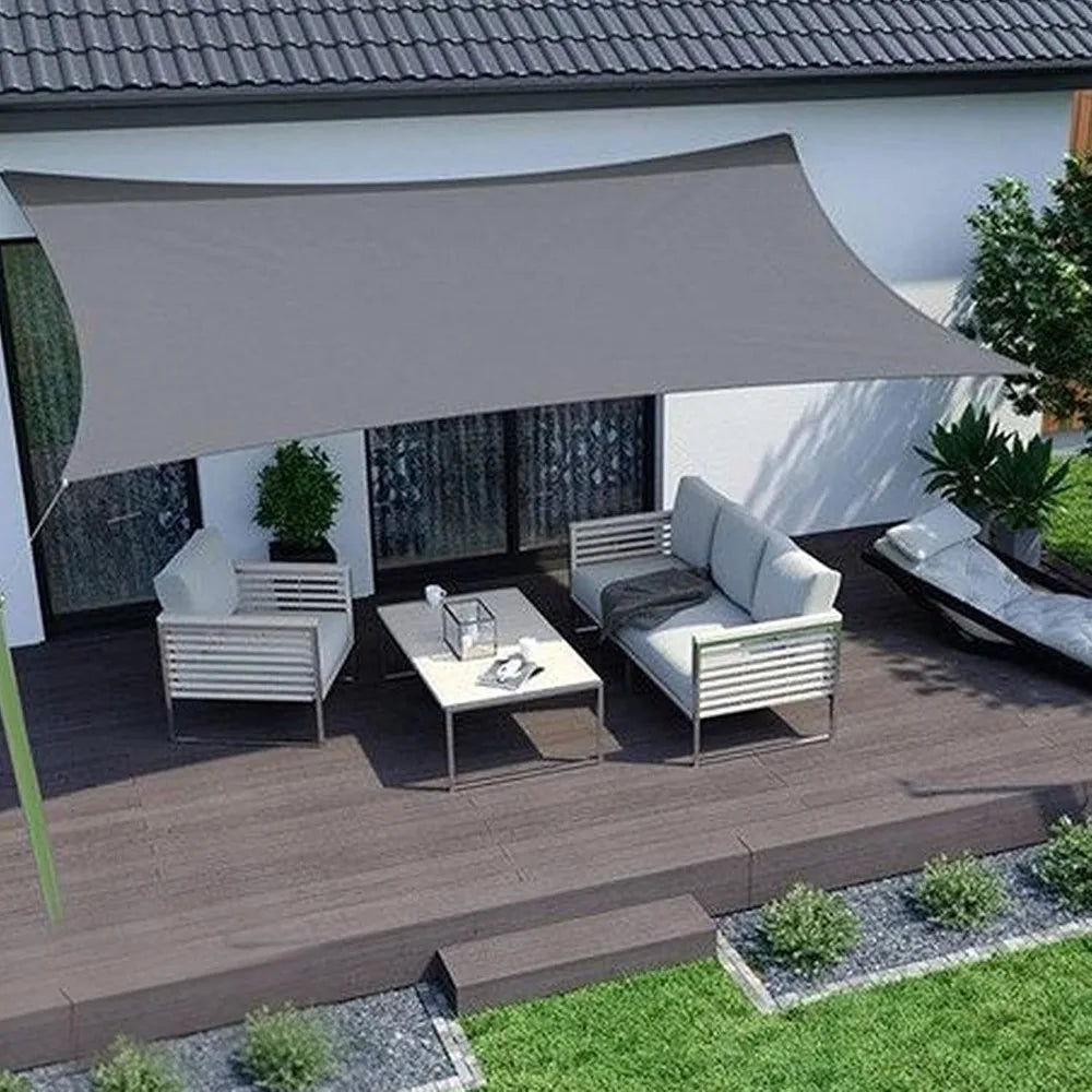 Sturdy Dog Kennel Shade Cover, 20x20 Feet, 90% Sunblock Mesh Tarp with Grommets for Patio Protection