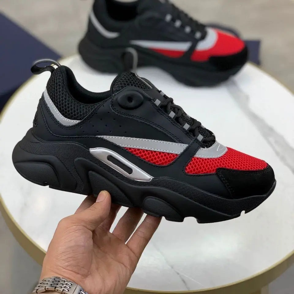Original Men Running Shoes Women Road B22 Casual Jogging Sneakers Cushioned Stretch Thick-Soled