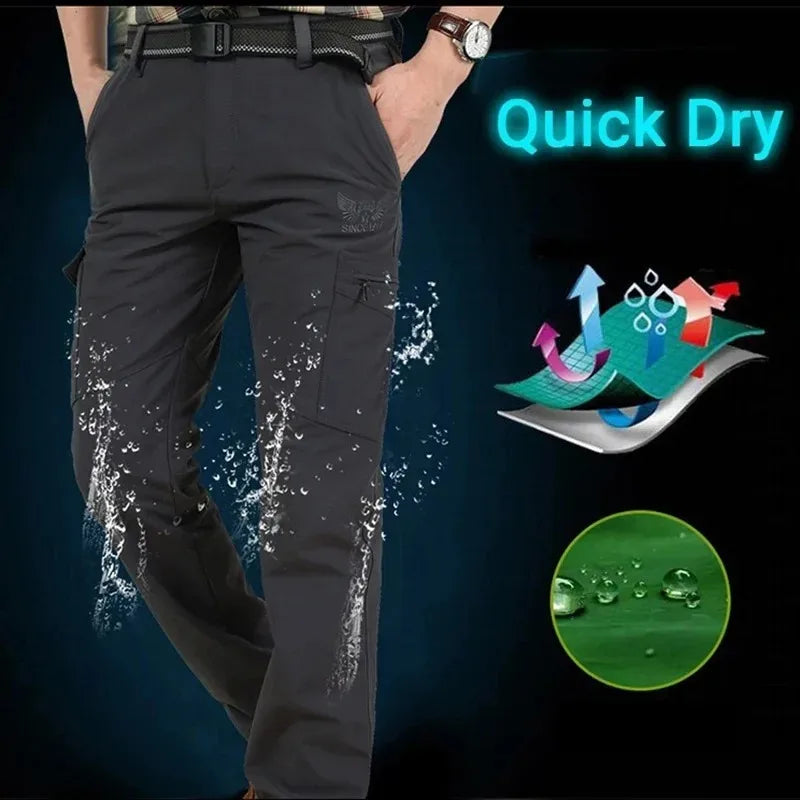 Summer Leisure Light Army Military Pants Men's Outdoor Waterproof Combat Military Camouflage Pants