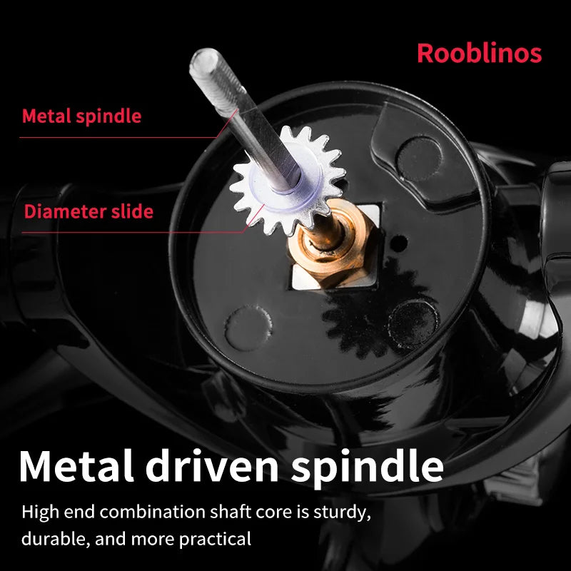 Spinning Reel 5.2 High Gear Ratio Suitable for Kayaking and Shore Casting