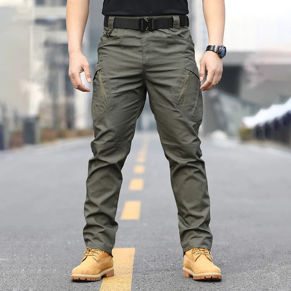 IX9 tactical overalls pants men's assault pants outdoor camouflage wear-resistant multi-pocket
