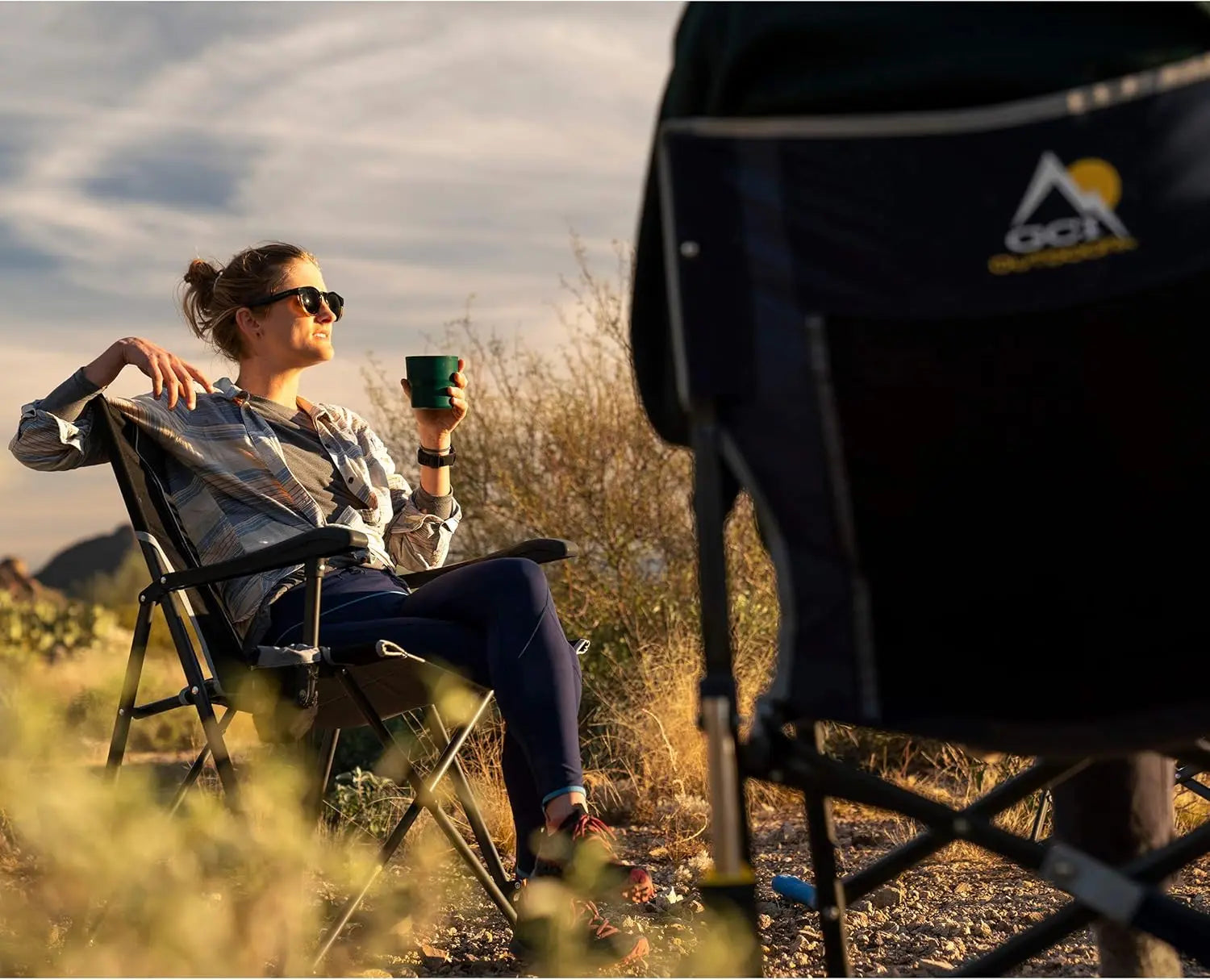 Folding Camping Chair for Adults, Lightweight Outdoor Seating
