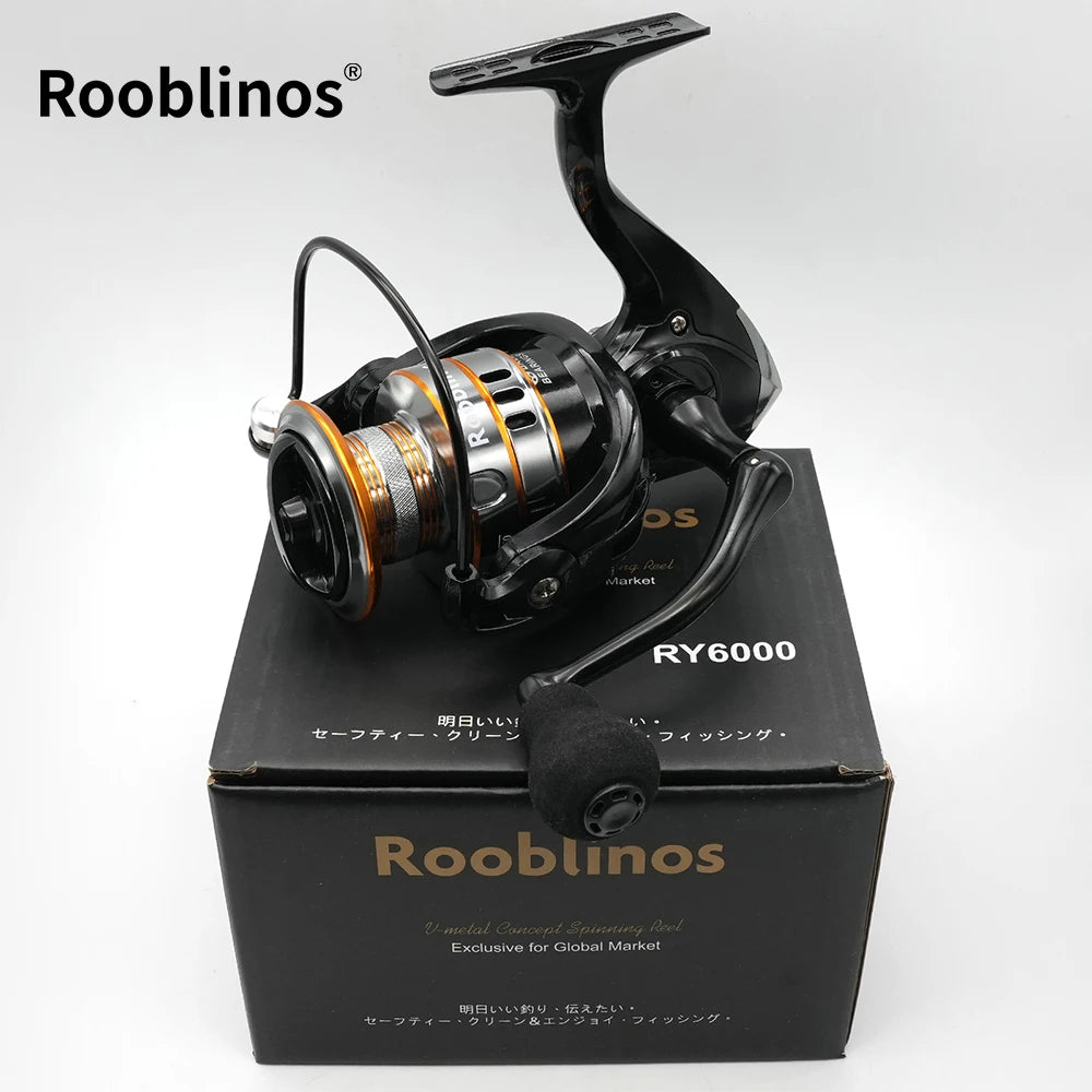Rooblinos RY 1000-7000 Series Spinning Fishing Reel Ultralight Max Drag 15kg Lure Fishing Spinning Reel