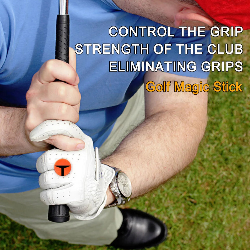 Golf Grip Sticker Reduced Grip Pressure Golf Grip Calibrator with 4 Markers Golf Swing Trainer