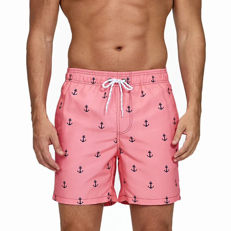 Quick Dry Summer Mens Siwmwear Beach Board Shorts Briefs For Man Swim Trunks