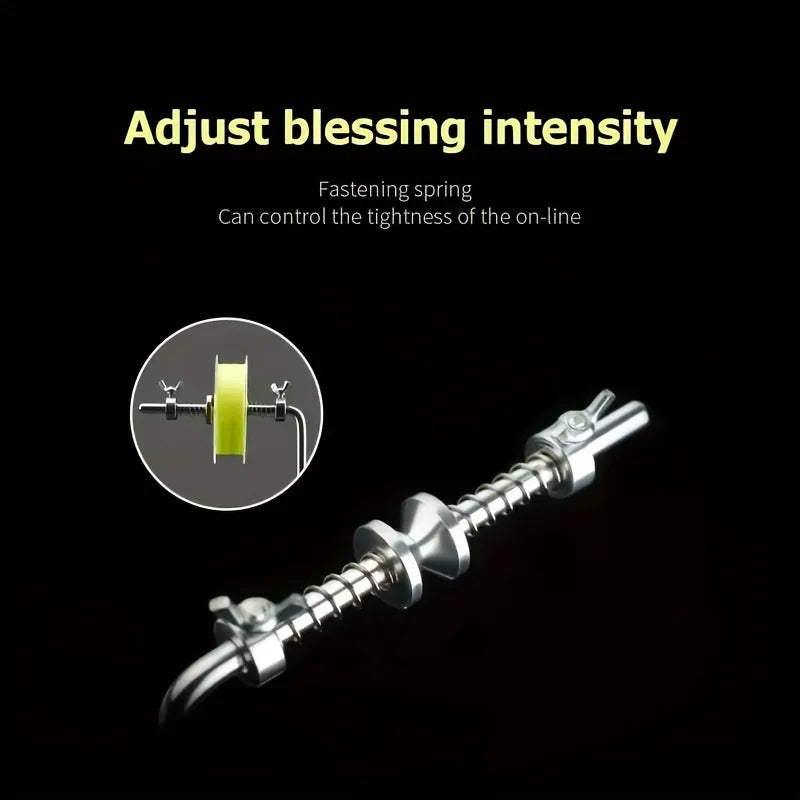 1Pc Aluminum Alloy Fishing Line Winding Machine, Outdoor Fishing