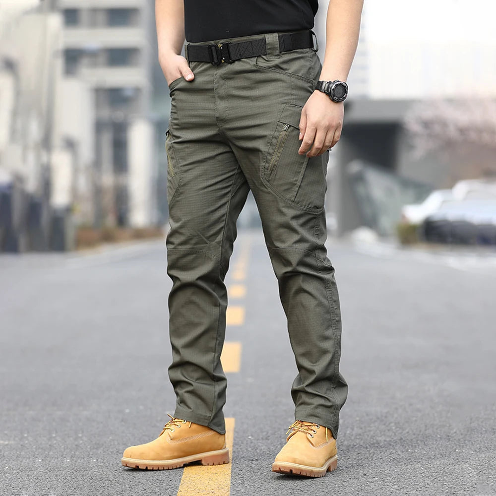 IX9 tactical overalls pants men's assault pants outdoor camouflage wear-resistant multi-pocket