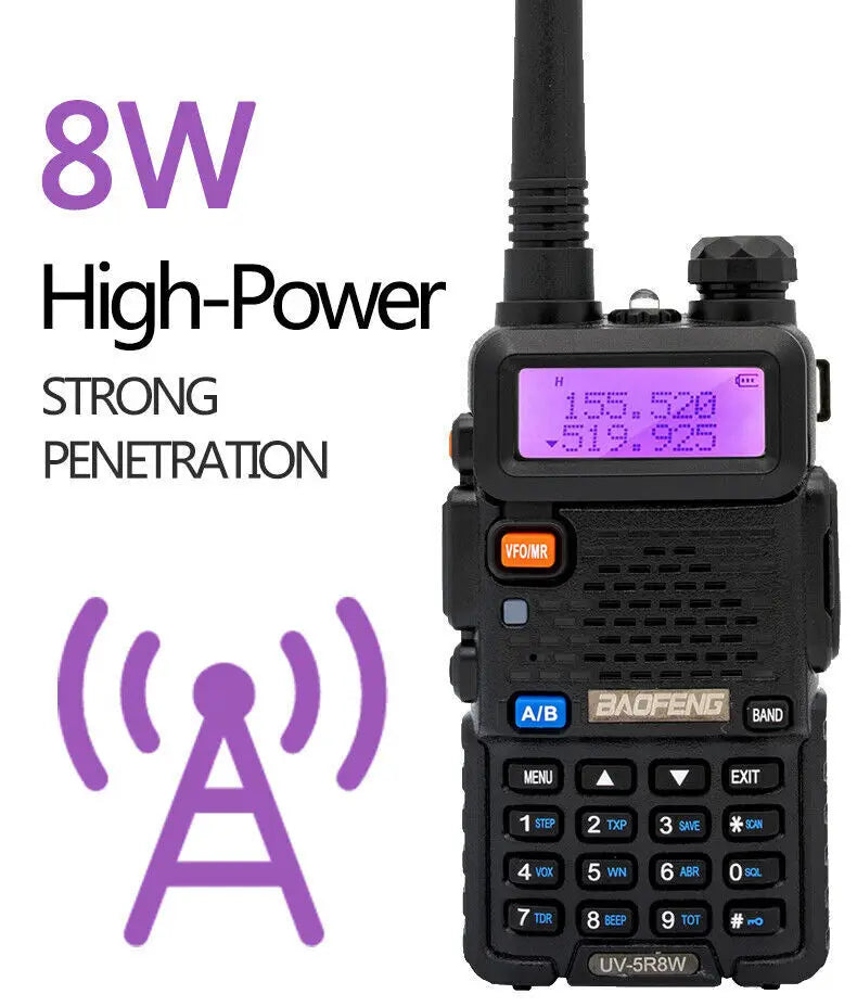 Walkie Talkie Ham Radio Dual Band VHF UHF