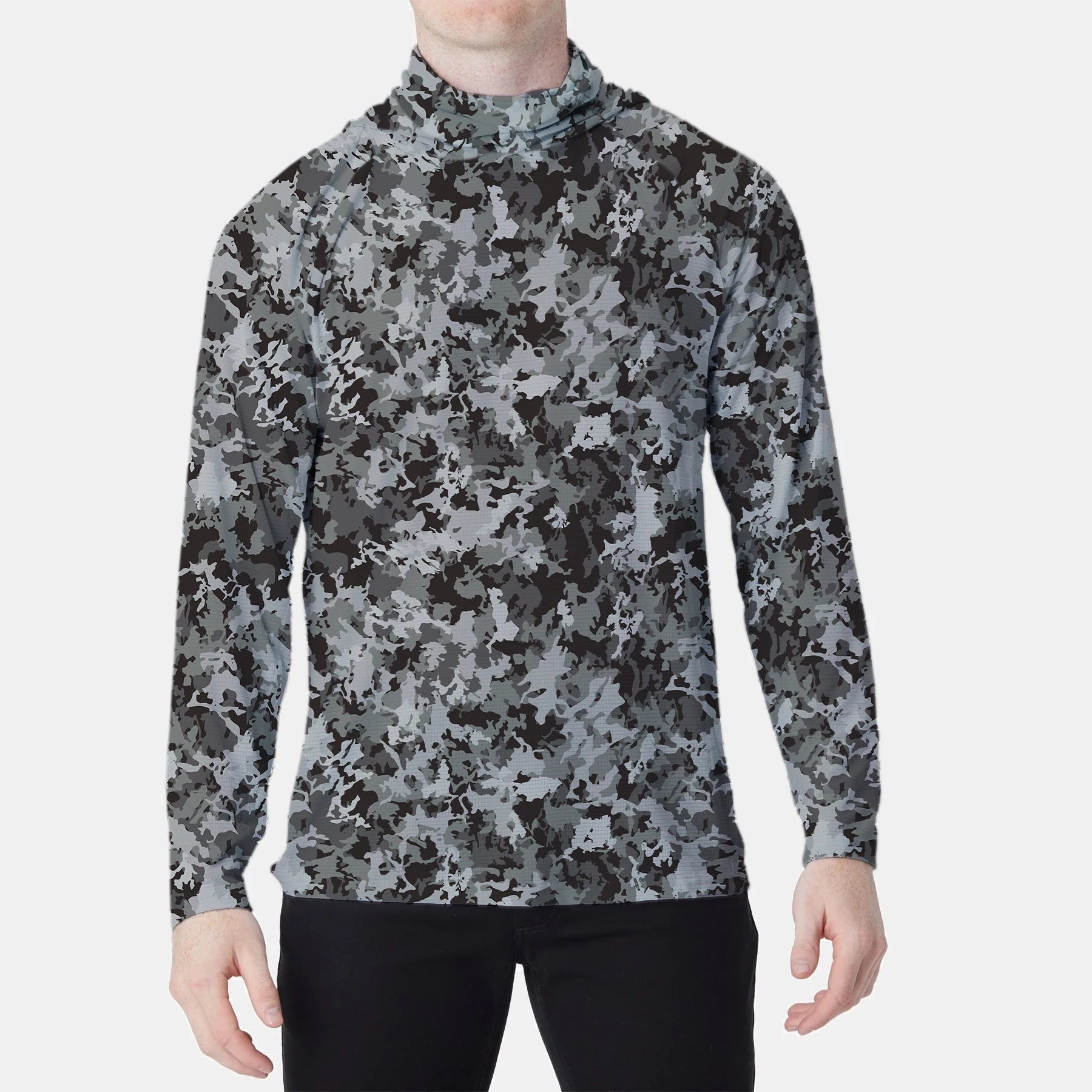 Fishing Hoodie Sailing Shirt Men Long Sleeve Sun Protection Hunting Jersey Camisa De Pesca Performance Fish Gear Beach Tops Wear