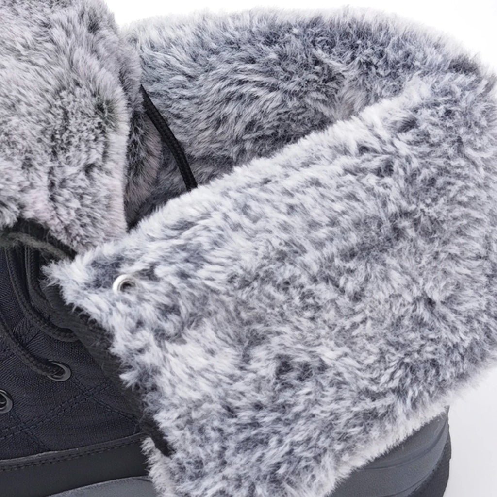 Winter Men's Snow Boots Warm Plush Anti slip Hiking Boots Women's Mid length Boots Couple