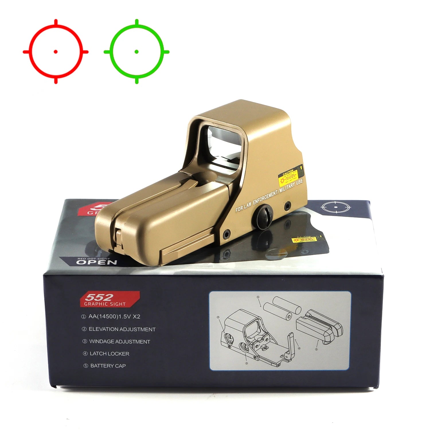 Dot Holographic Sight Scope Hunting Reflex Sight Riflescope 20mm Mount Airsoft Gun