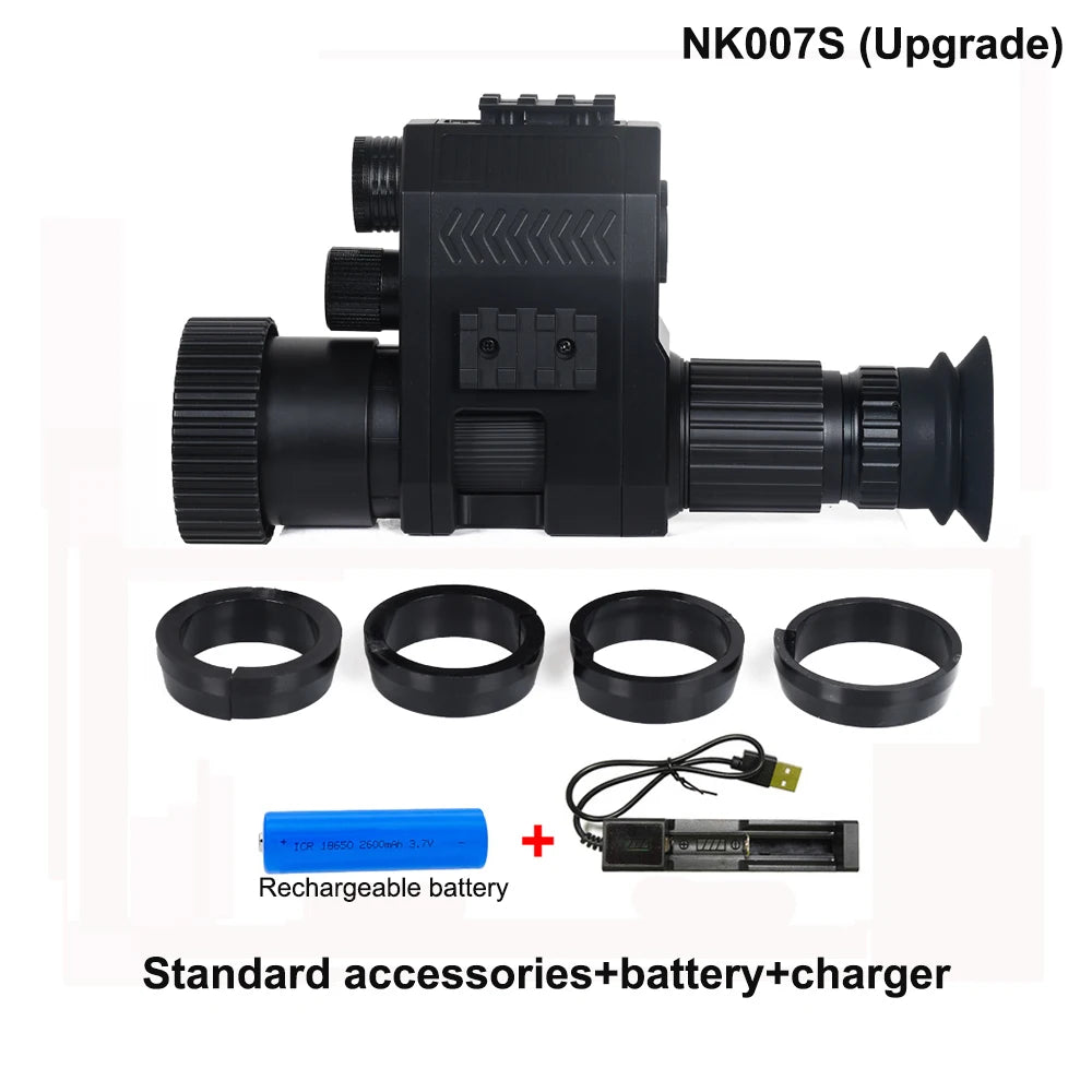 Digital Night Vision Riflescope Monocular HD 1080P 8X Zoom 850NM Infrared 200M Night Vision