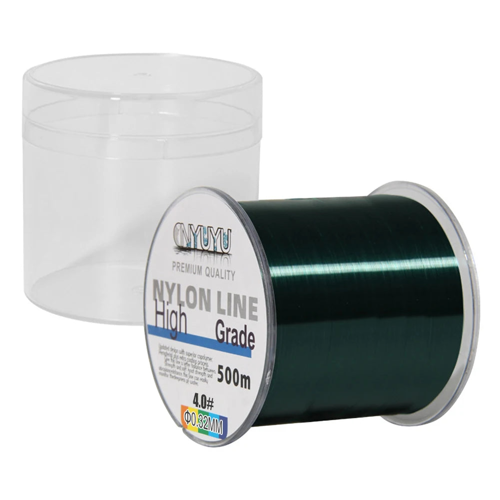 500M Super Strong Fishing Line Abrasion Resistant 18-90LB Braided Fishing Line Nylon Line for Saltwater and Freshwater