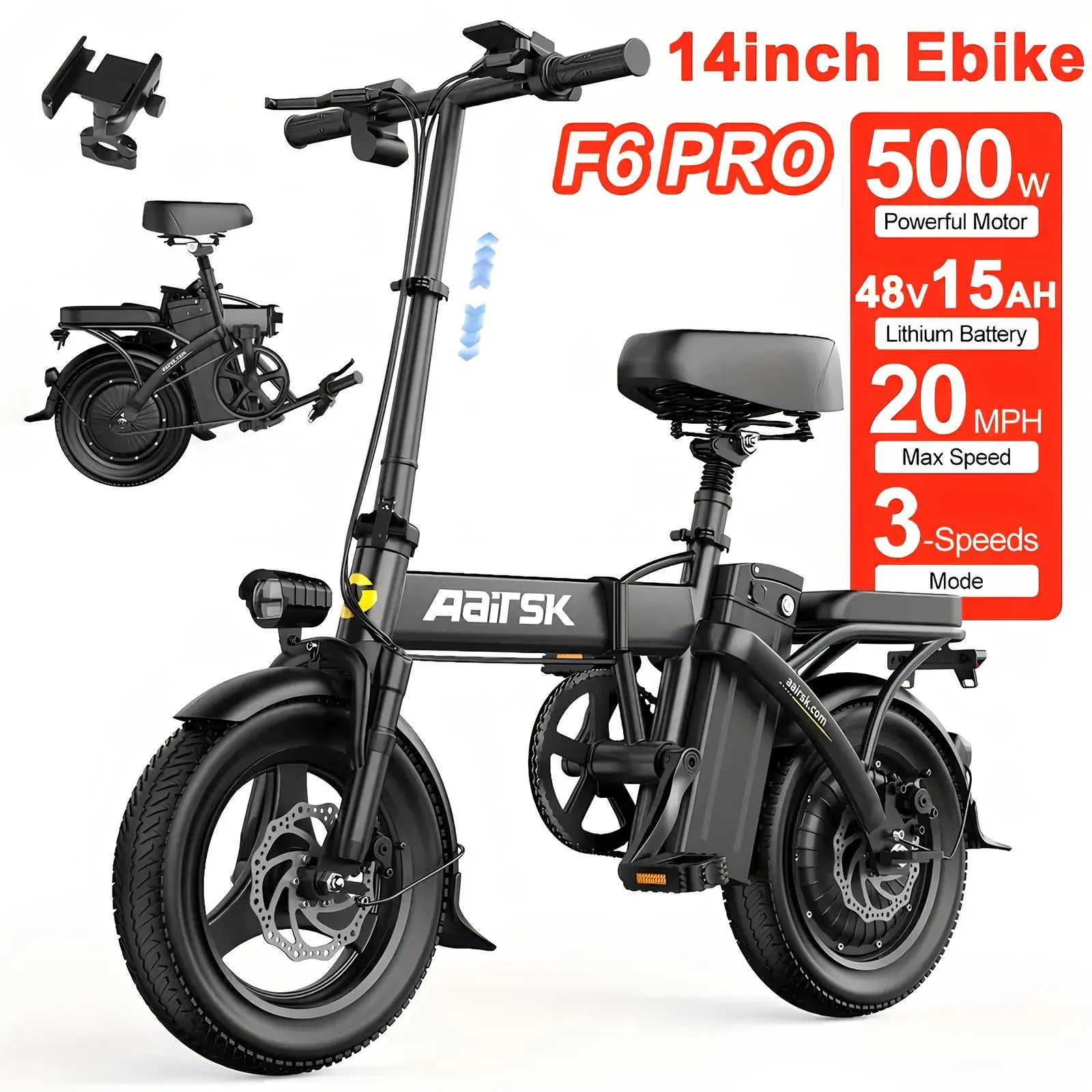 Mountain Ebike,25MPH Up to 40Miles