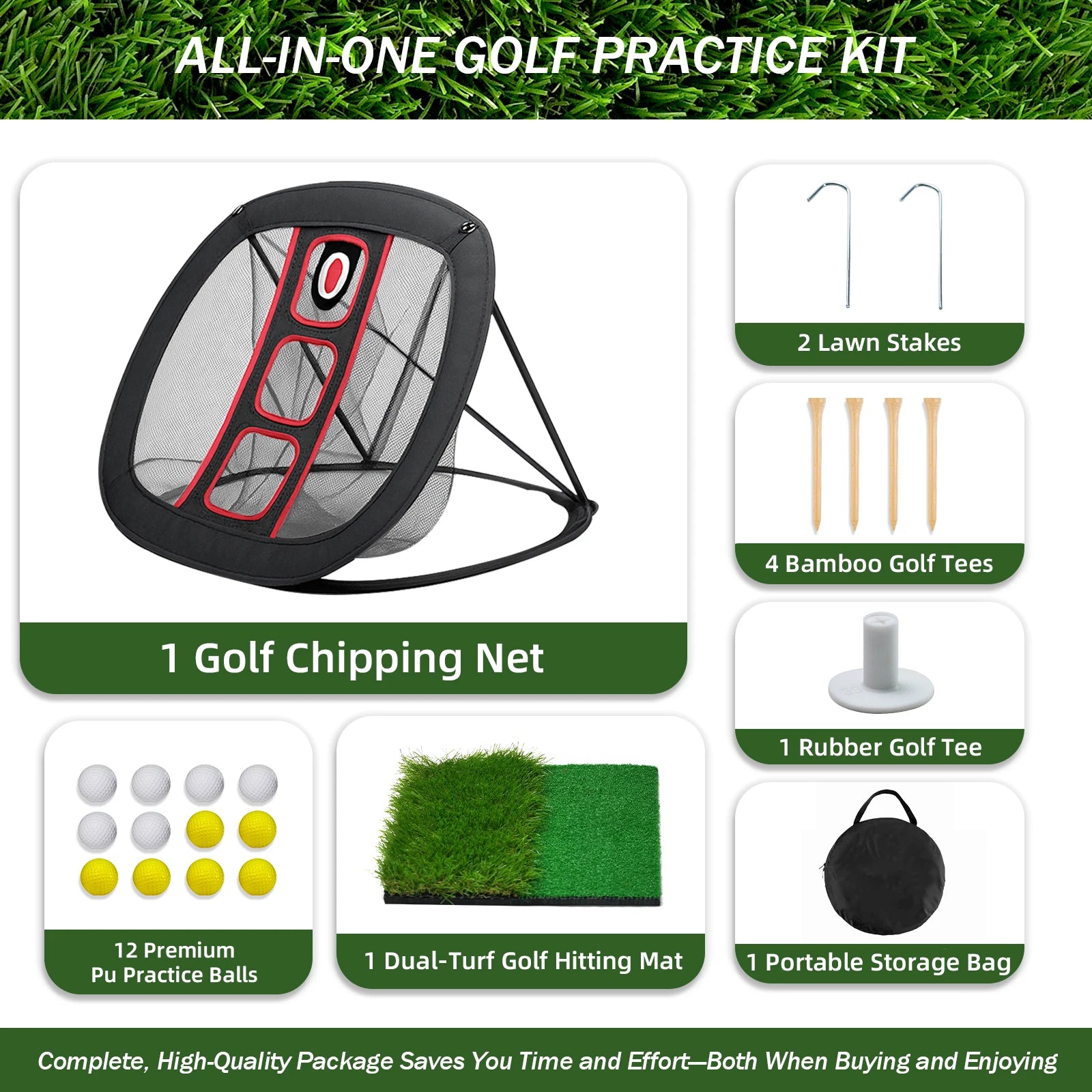 AESWGOF Golf Practice Net Golf Training Net Direct from US Warehouse