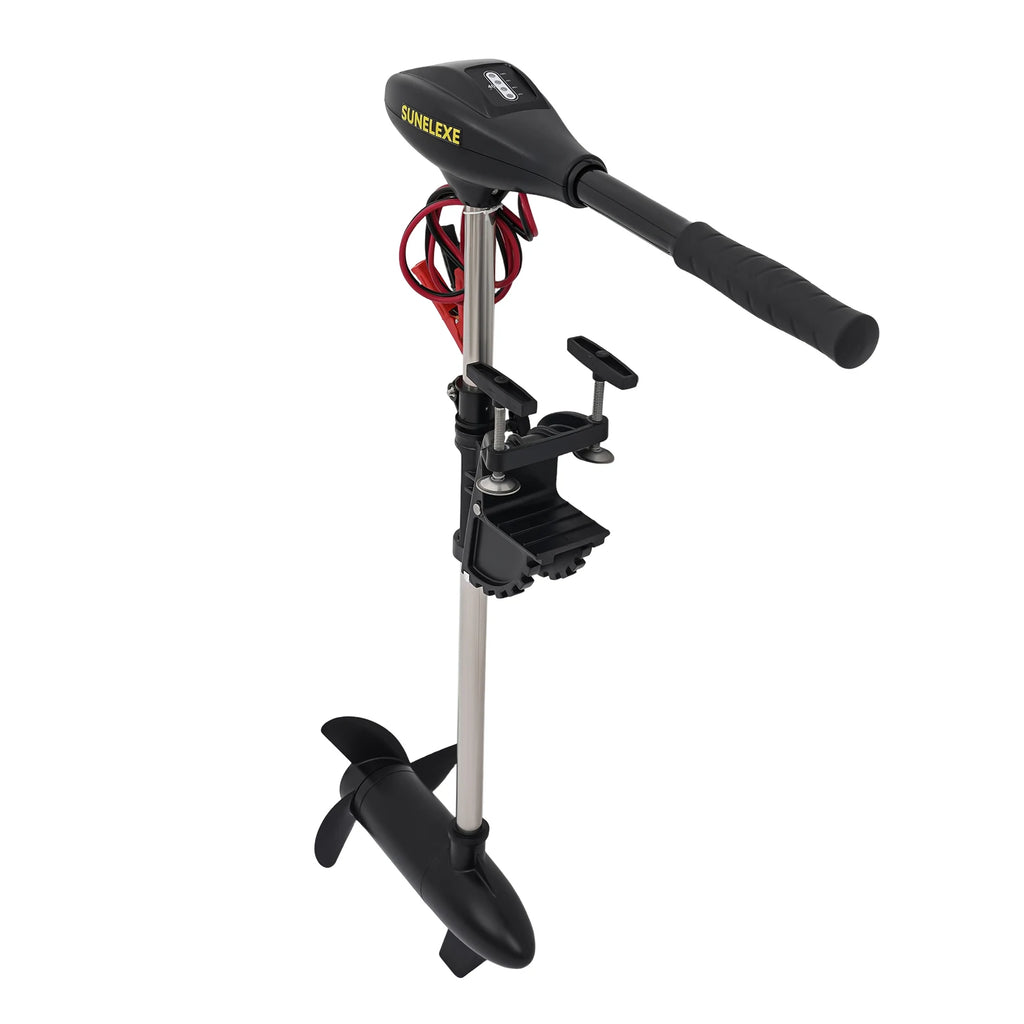 40 pound Retractable Electric Trolling Motor 12V Electric Outboard Motor for Inflatable Boats Kayaks  Small Vessels