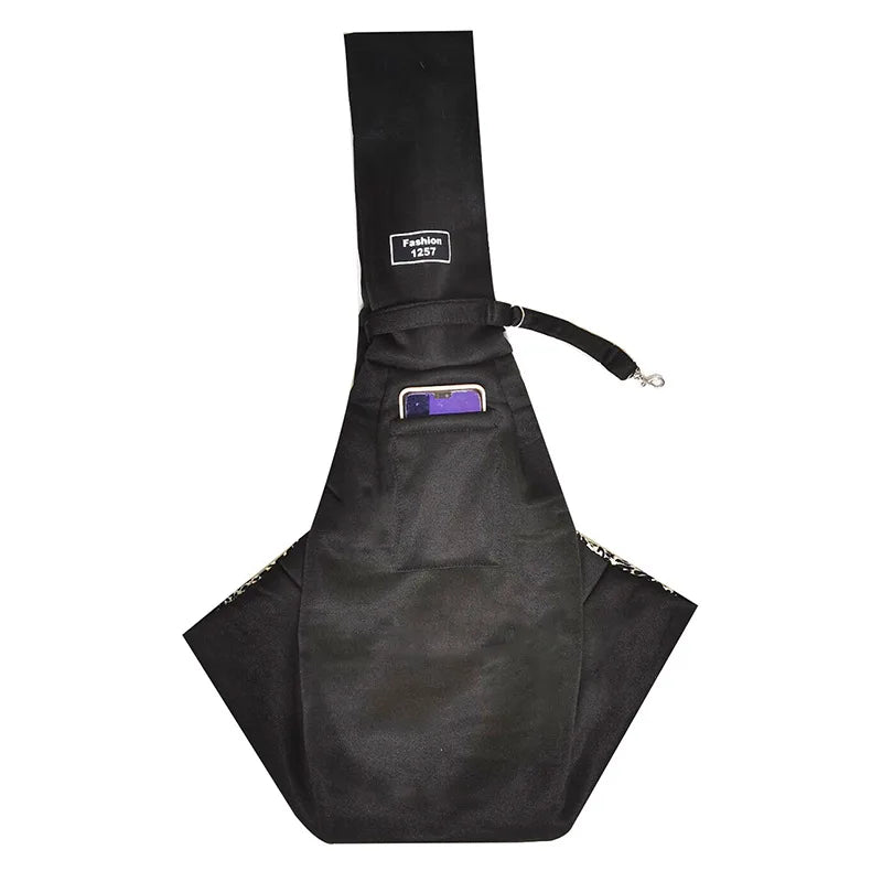 Crossbody breathable dog folding pet bag, large capacity pet supplies wholesale, cross-border exclusive