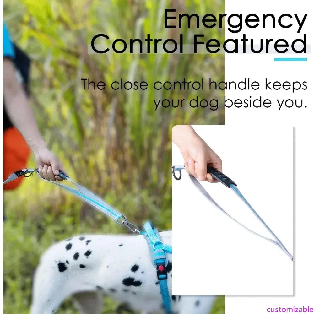 NEW Dog Leashes –Traffic Control Double H&le Leash, 2 H&les Leash Comfortable Padded