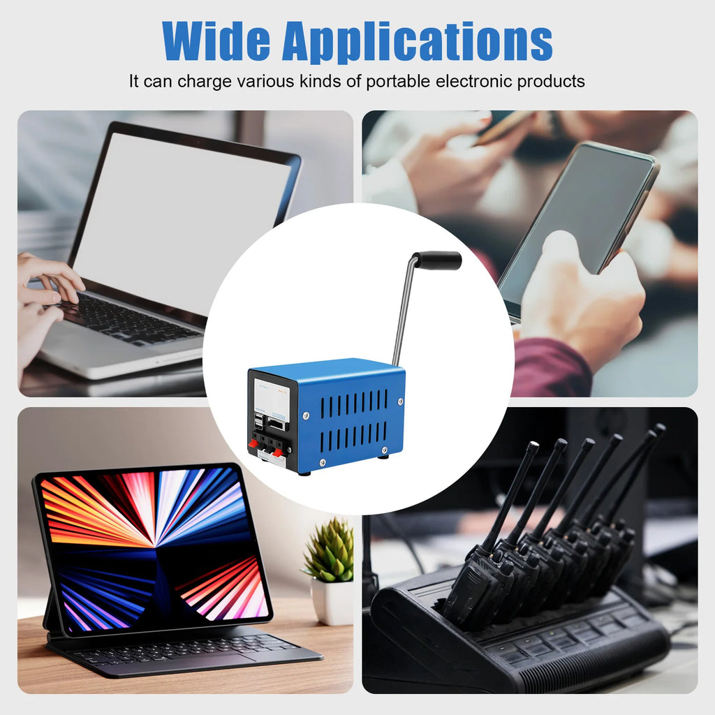 Manual Hand Crank Generator