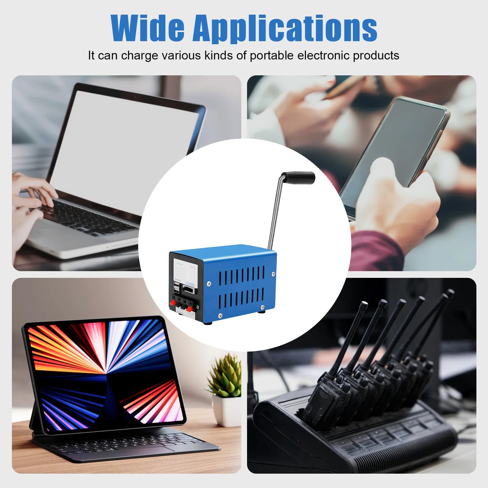 Manual Hand Crank Generator