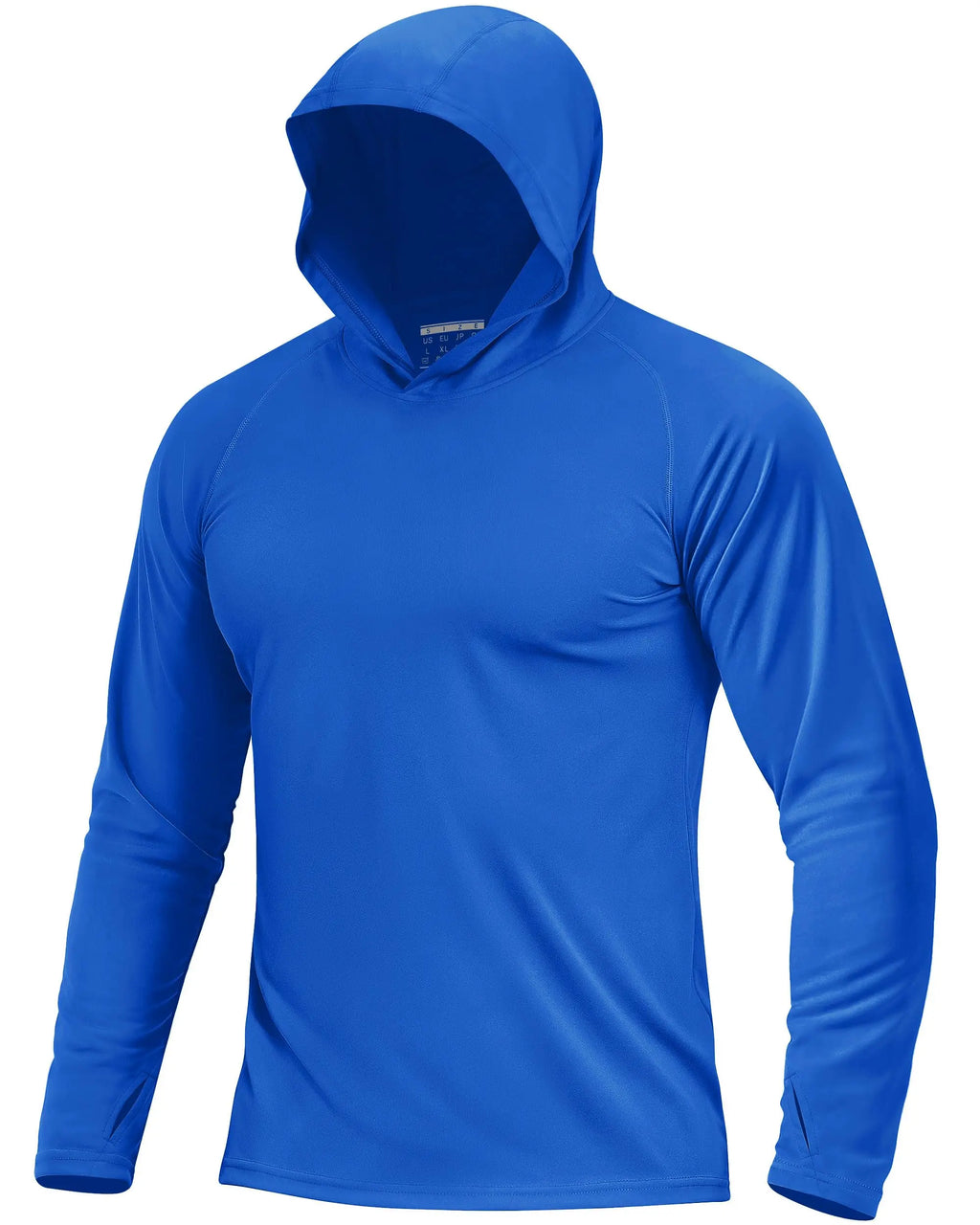 Men's UPF 50+ Sun Protection Hoodie Shirt Long Sleeve Quick Dry Fishing Shirt Lightweight Outdoor Hiking Workout T-Shirt