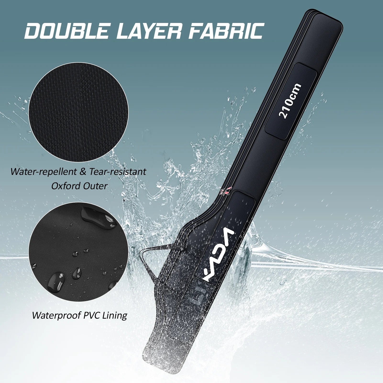 Cloth Folding Fishing Rod Reel Bag