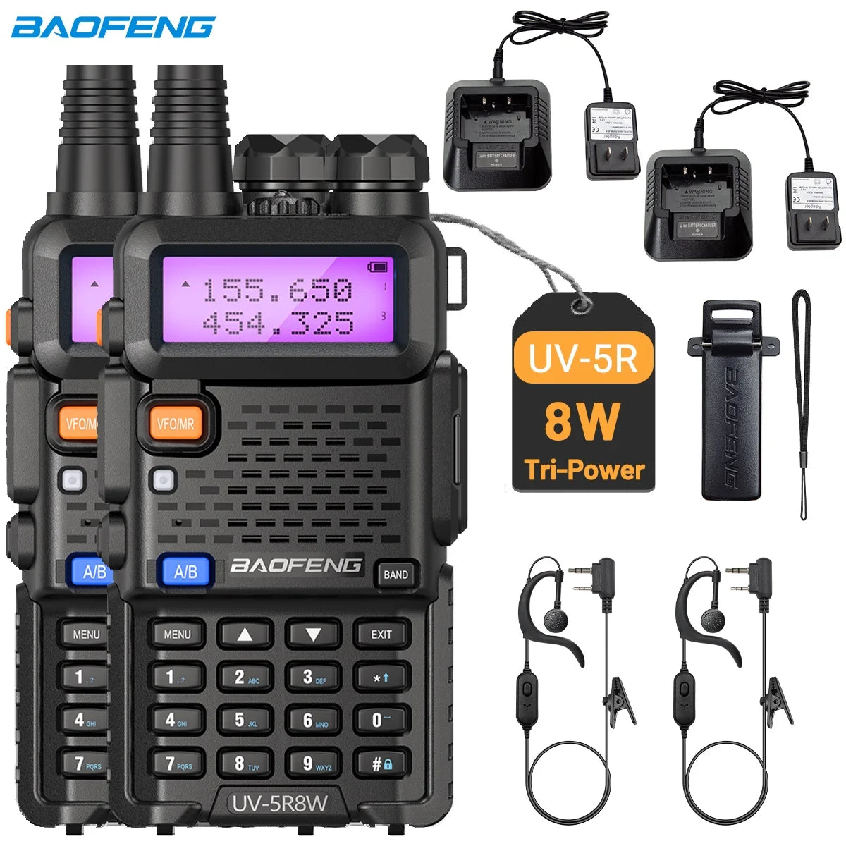 Walkie Talkie Ham Radio Dual Band VHF UHF