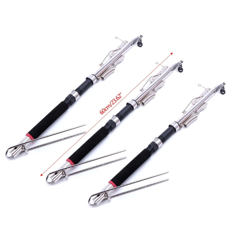 2.1m 2.4m 2.7m Sea River Lake Stainless Steel Automatic Fishing Rod Without Reel