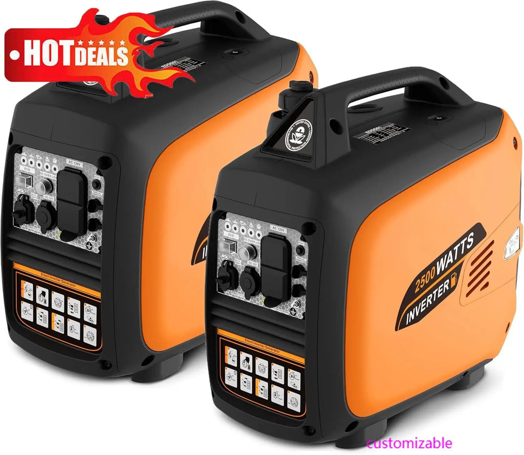 Portable Inverter Gas Powered , Quiet, Emergency Generator