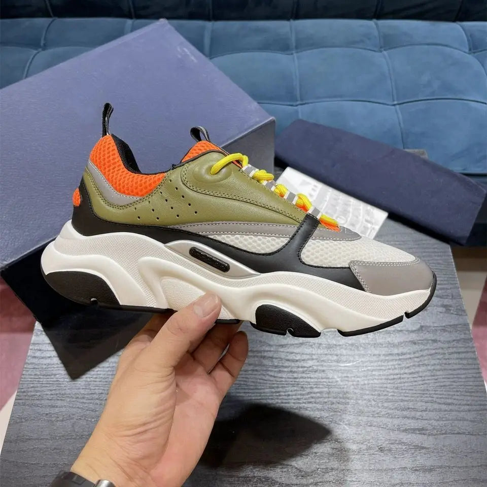 Original Men Running Shoes Women Road B22 Casual Jogging Sneakers Cushioned Stretch Thick-Soled