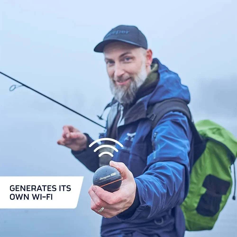 PRO+ 2 Sonar - Portable Fish Finder and Depth Finder with GPS Enabled