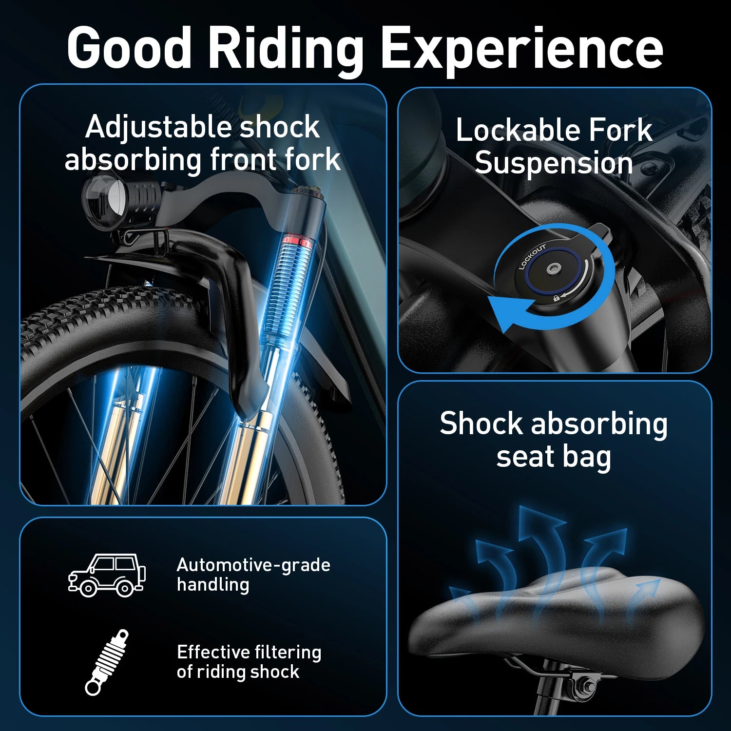 Mountain Electric Bicycle With 36V Lithium Battery