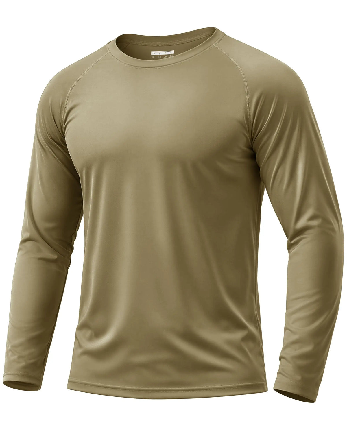 Men's Sun Protection Shirt UPF 50+ Long Sleeve Quick Dry Performance T-Shirt for Running Workout Golf