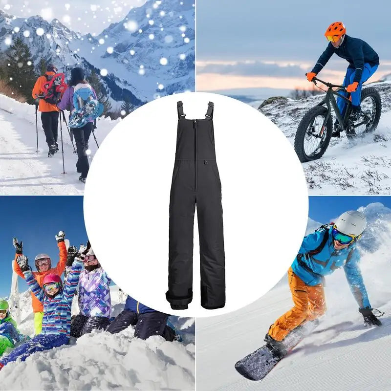Men Warm Winter Ski Pants Breathable Women's  Waterproof Windproof Male Snowboard Bib Adult Suspenders Snow Pants Overalls