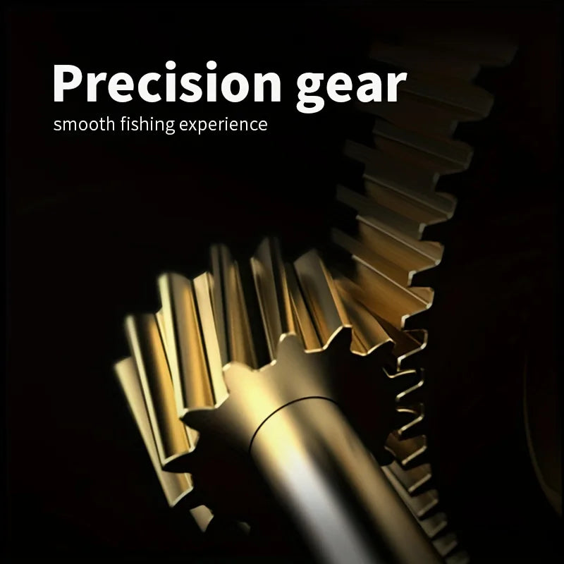 Integrated Ak Water Drop Wheel, Durable Stainless Steel Left and Right Hand, Interchangeable Enhanced Type 7:2:1 Speed up to Resistance 8kg - Perfect for Salty, Water and Freshwater Fishing