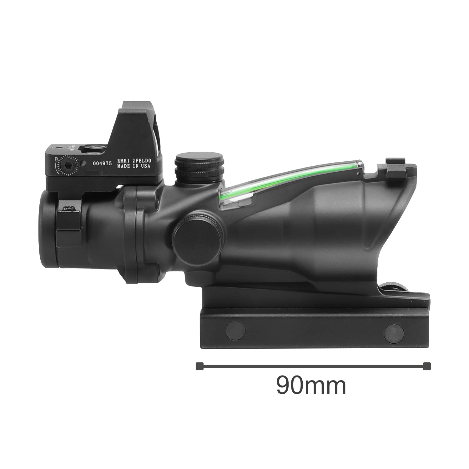 Adjustable 4x32 Red Dot 1x Dot Tactical Scope 20mm Rail Scope