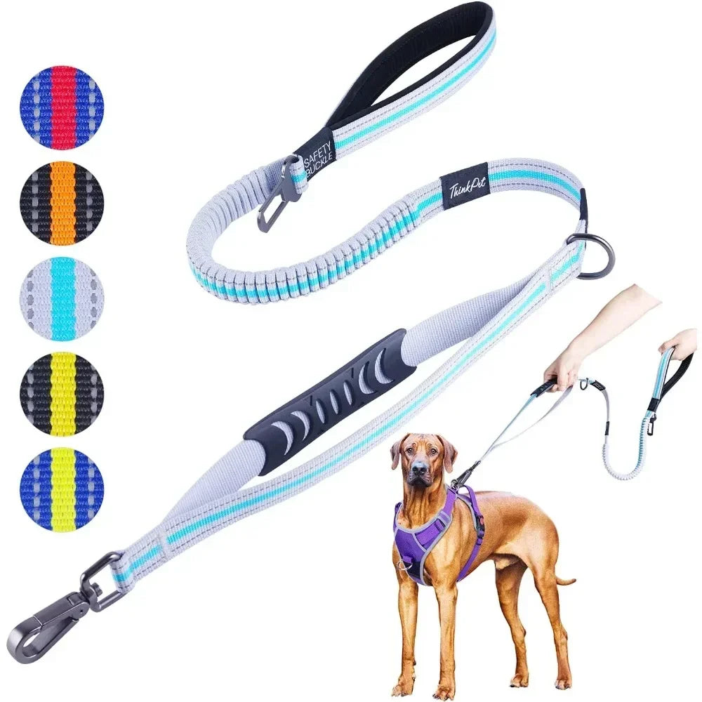 NEW Dog Leashes –Traffic Control Double H&le Leash, 2 H&les Leash Comfortable Padded
