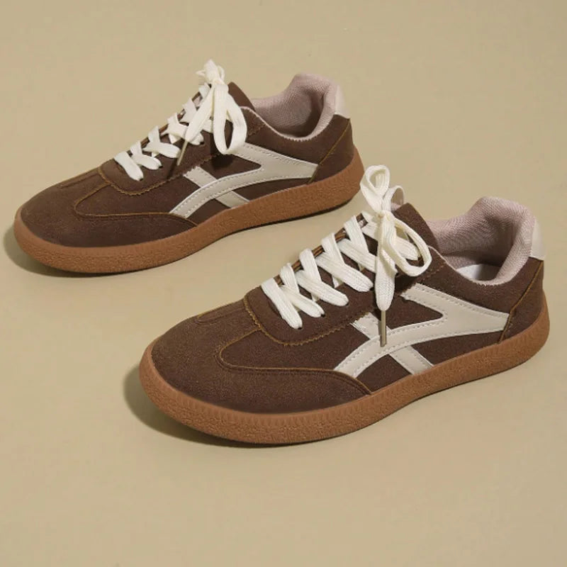 Women's Casual Sneakers, Flat, Lightweight, Comfortable For Fitness, Walking, Skateboarding