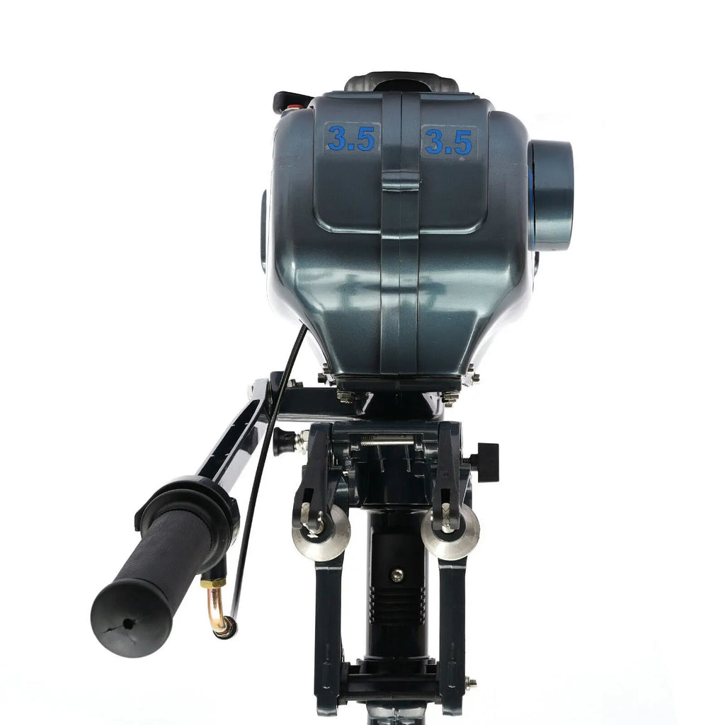 3.5HP 2-Stroke Inflatable Boat Outboard Motor Fishing Boat Engine Propeller Kayak Manual Start CDI System