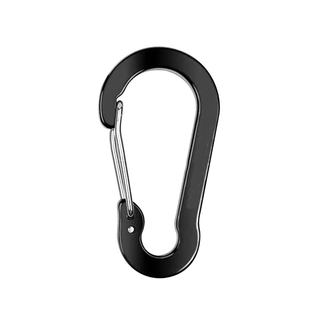 6Pcs Mini Carabiner Buckle Hook D Shape Carabiner Spring Snap Clip Multifunctional