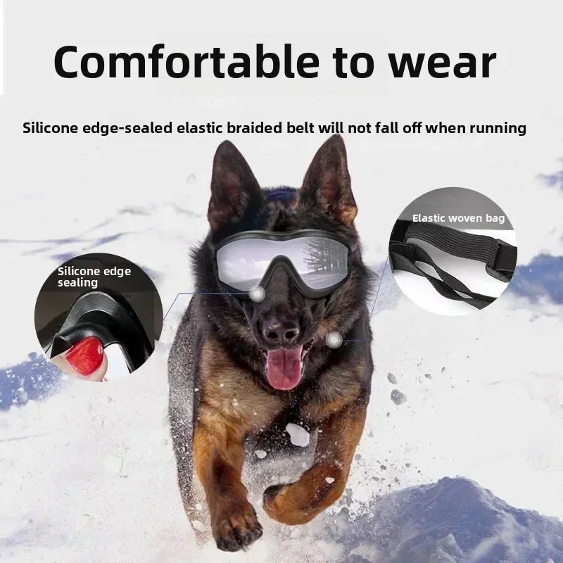 Pet Goggles Adjustable Anti UV Glare Windproof Sunglasses All Breeds Eye