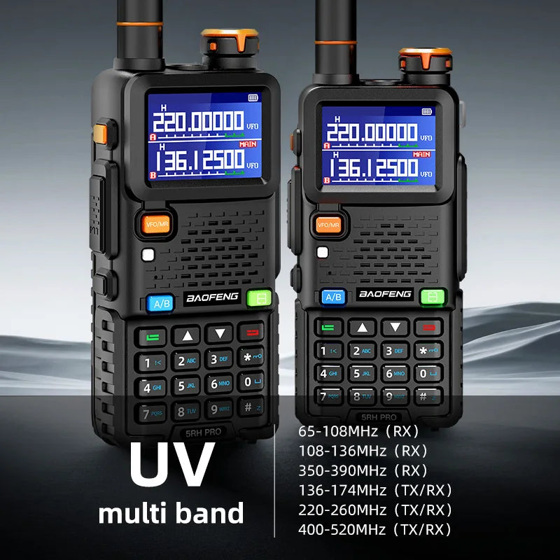 Handheld Radio Multi-Band USB-C Charging